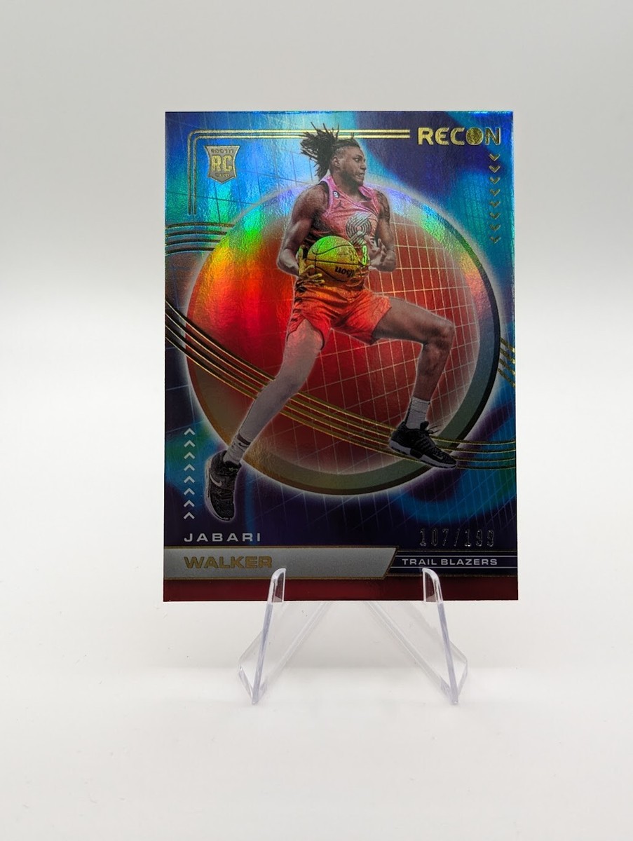 Jabari Walker 2022-23 Panini Recon Red SP /199 RC #248 Trail