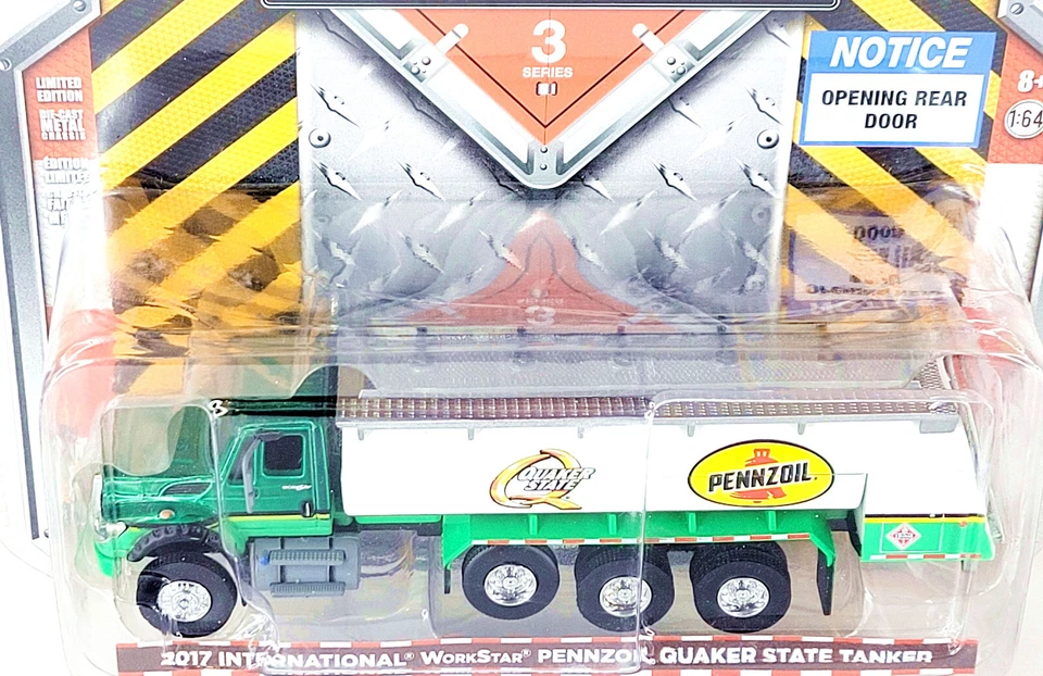 Greenlight SD TRUCKS 2017 International Workstar Tanker Pennzoil Green Chase Foto 2 de 4