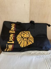 Disney Presents The Lion King Musical Broadway Show Black Tote Bag