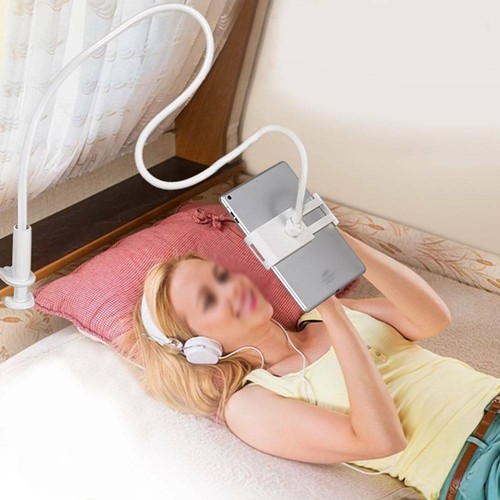 360 Gooseneck Table Bed Clamp Stand Holder Mount For iPad Tablet Flexible Arm - Picture 5 of 8