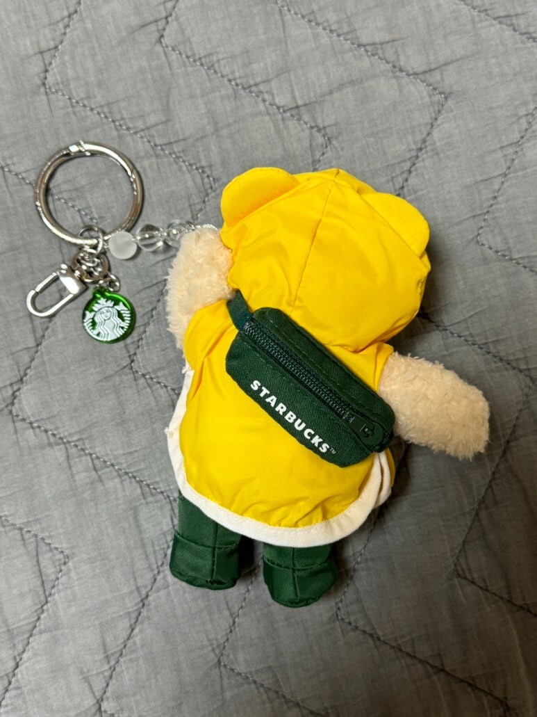 韓国スタバ】Rainy MD☆Rainy Bearista Keychain [Yellow