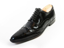 Dolce & Gabbana Black Wingtip Shoes 6 21456