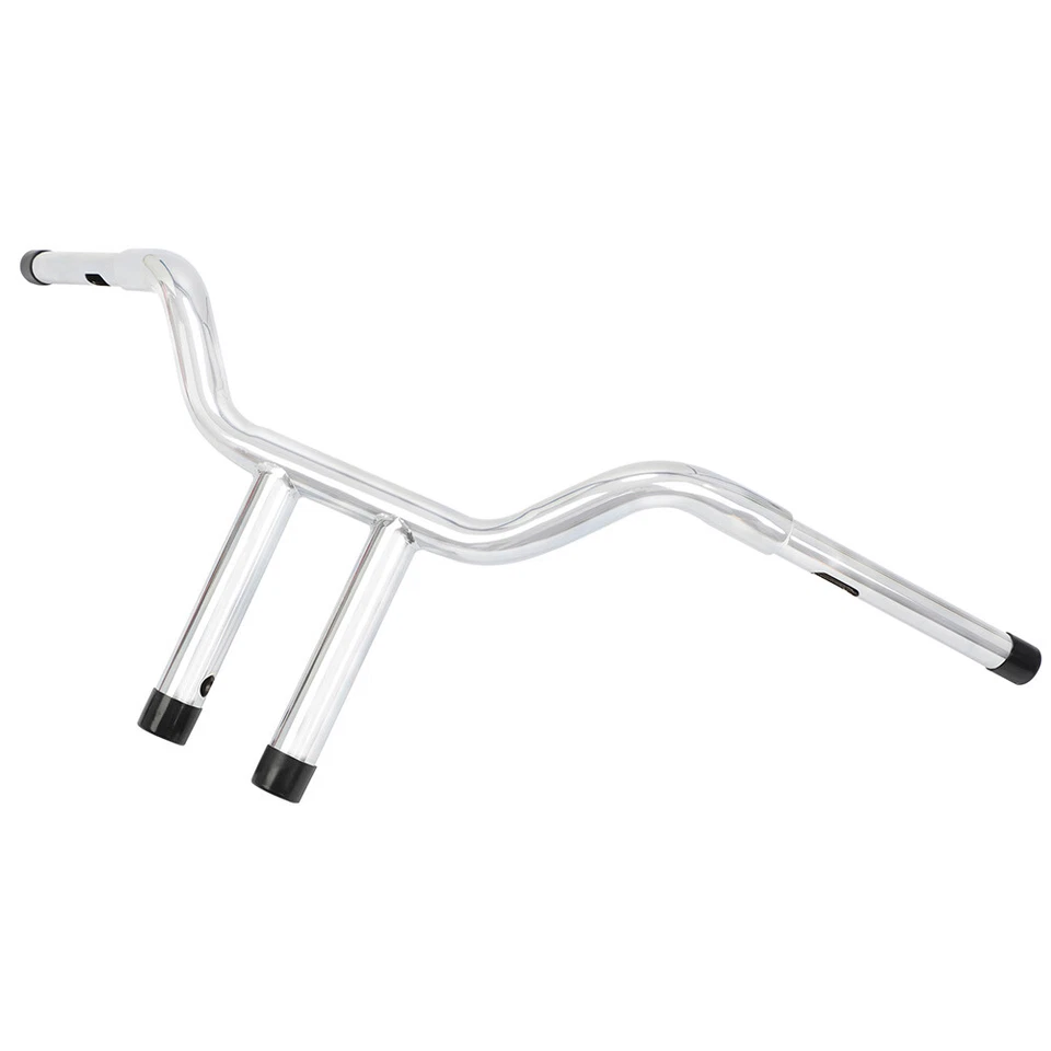 Barra en T cromada de 12" de elevación de 1,25" para Harley Softail Deluxe 2018-up Foto 4 de 4