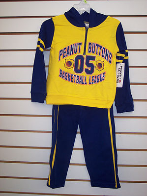 Infant & Boys Peanut Buttons $46 Sports 2pc Sets Size 12 Months - 6