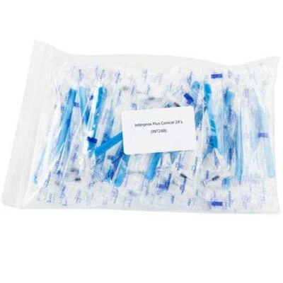 Interprox Plus Interproximal Brush Conical - Blue 0.8mm - Pack Of 24