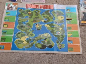 VTG 1989 Dragon Warrior (NES)  Strategy Guide W/POSTER/MANUAL/HANDBOOK READ!