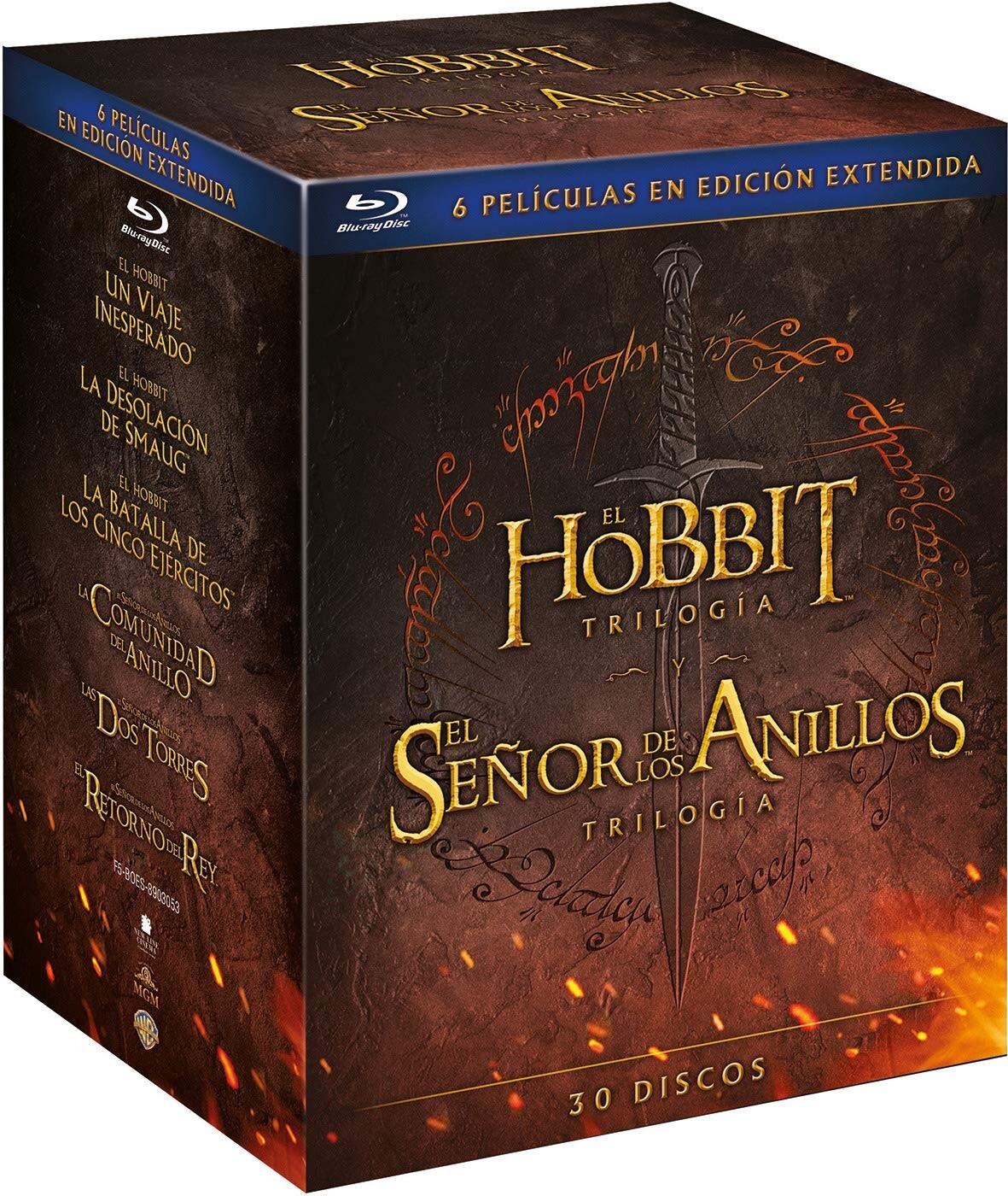 Pack Tierra Media (El Hobbit y El Señor de los Anillos) 6 películas edición