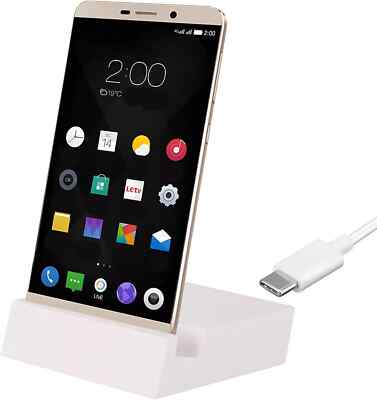 USB 3.1 Typ C Ladestation für Honor 400 Ladegerät Docking Station WEIß
