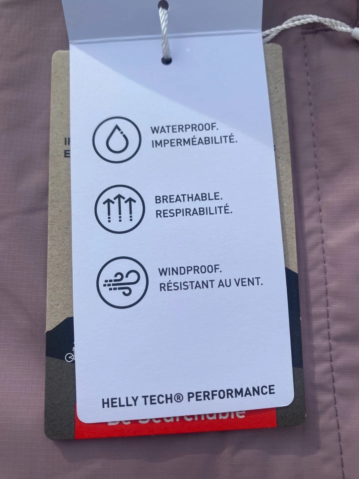 女式 Helly Hansen Loke 雨衣紫色 120 美元,尺寸:L — 第 4/4 张图片