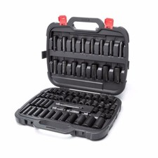 Husky Sae Metric Impact Socket Set 12 In. 64pc