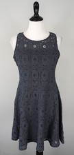 Altar'd State Gray Lace Sleeveless A-Line Spring Summer Dress Size Large