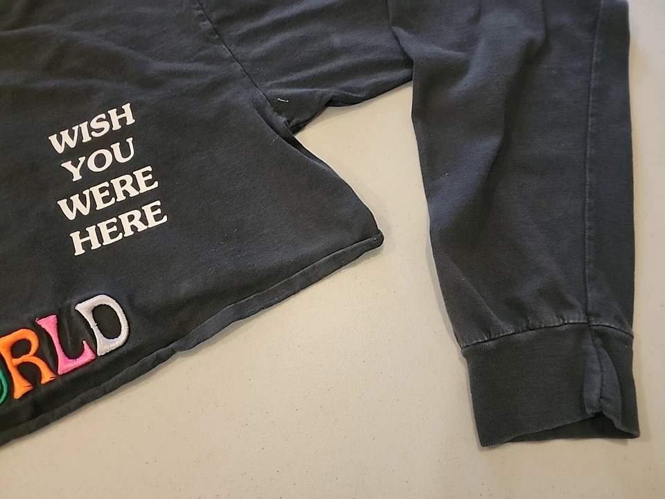 Camisa Travis Scott Astroworld Tour Gov Ball NYC 2018 Croptop Grande Foto 4 de 4