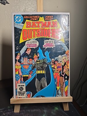 BATMAN AND THE OUTSIDERS 1 COVER & ART BY JIM APARO 1983 .