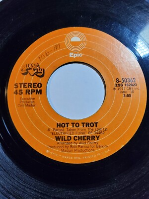 Soul Promo 45 Wild Cherry - Hot To Trot / Hot To Trot On Epic