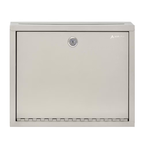 Large Size Steel Multi-Purpose Beige Drop Box Mailbox - Picture 11 of 12