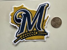 MILWAUKEE BREWERS BASEBALL VINTAGE Embroidered Iron On Patch 3.5 X 3.5
