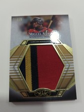 Miguel Sano Game Used Patch 10/10 Topps Tier One 2022 Big Quad Patch Twins SSP