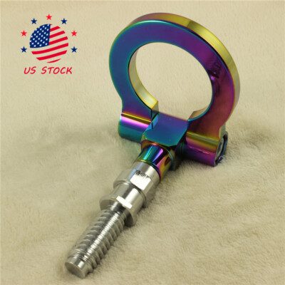 NEW TOW HOOK NEO CHORME T2 US FOR BMW CNC EURO M E46 E81 E30 E36 E90 E91 E92 E93