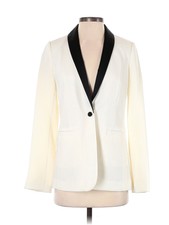 Jennifer Lopez Women Ivory Blazer Xs