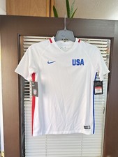 NWT Authentic Nike USA USMNT YOUTH KIDS 2016 Stadium Soccer Jersey Kit NEW