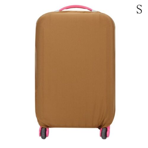 COFFEE COLORED Trolley Travel Bag Protector Suitcase Cover Luggage Dust Proof - Picture 1 of 1