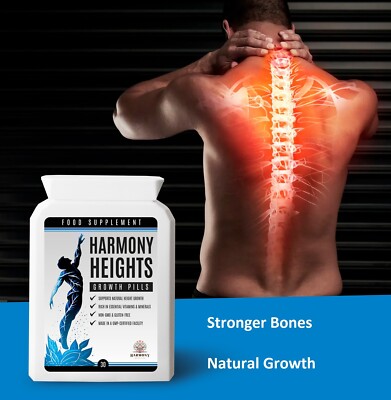 Harmony Heights 30 Tabletten - Get Tall, Gain Heights - Vegetarier & Vegan Friendly