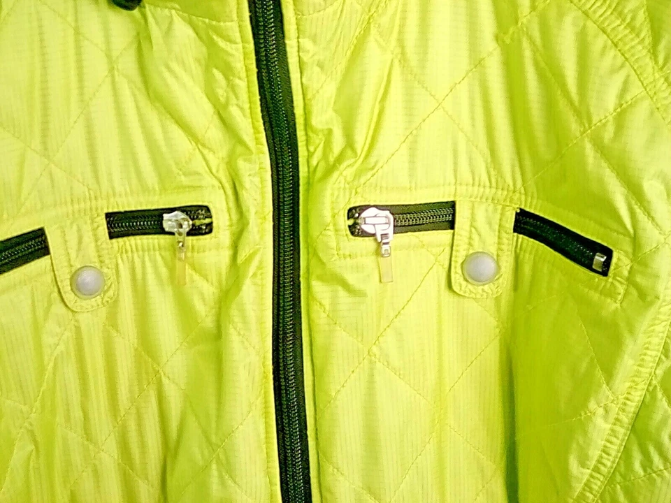 Женская лыжная куртка Nils желтая с капюшоном размер 10 - Изображение 2 из 4