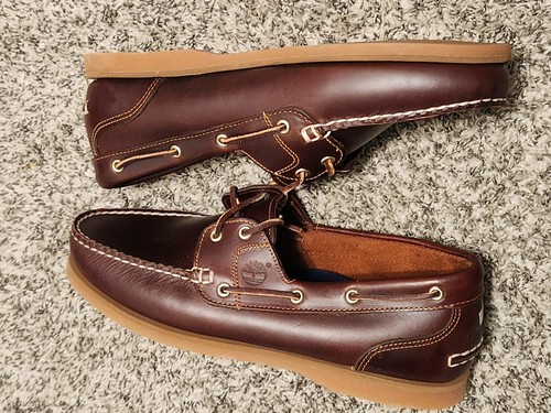 Timberland Amherst Zapato Barco Marrón Mujer Talla 11M - Imagen 2 de 5