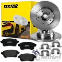 Textar Bremsscheiben 290Mm + BelÄGe Hinten Passend FüR Renault Megane 4 IV