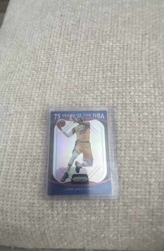 LeBron James #1 2021 Panini Prizm NBA 75th Anniversary Logo card
