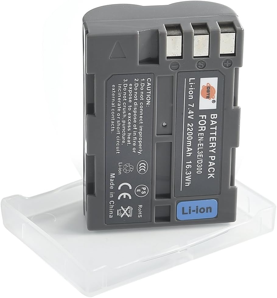 ® En-El3E Rechargeable Li-Ion Battery for Nikon D30, D50, D70, D70S, D90, D80, D