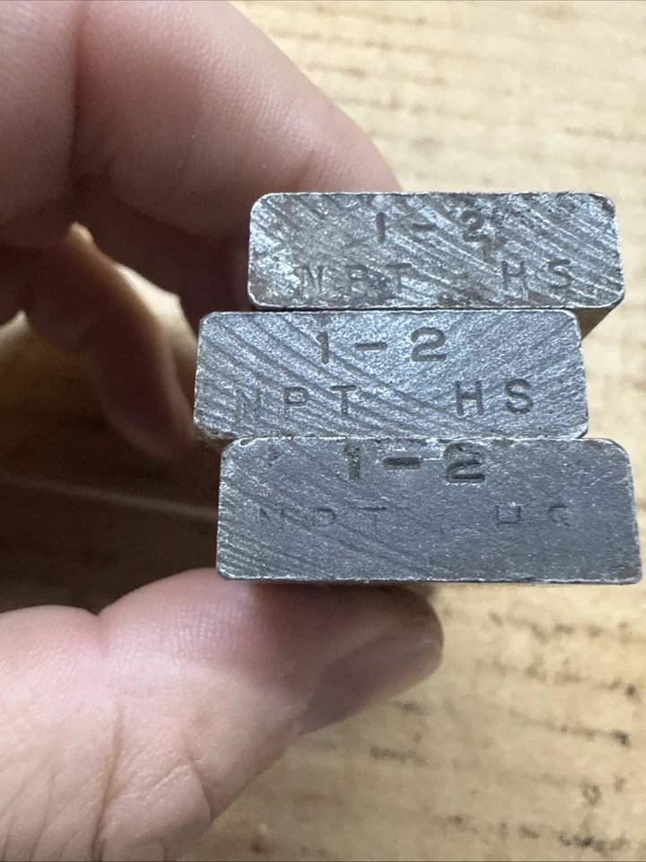 Ridgid HS NPT 1”- 2”Set Of 1,,3,4 Threading Die Set For Ridgid  2 Missing - Image 3 of 4