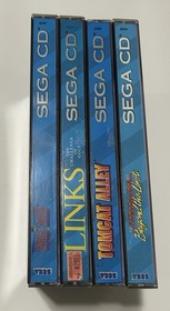 Sega CD Case/Manual Lot (4) No Games