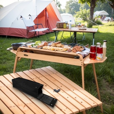 Stabile Grilltasche aus Oxford-Gewebe Organisieren Sie Ihre Grillwerkzeuge effizient