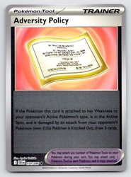 Adversity Policy 074/086 Chaos Rising Reverse Holo