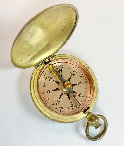 Taylor Compass WW2 U.S. Army Engineer's Military Pocket Watch Type Compass