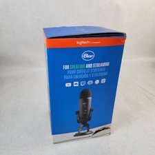 Blue Yeti Logitech USB Microphone Stand Only in Box Used
