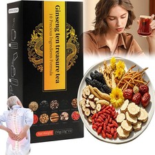 Ginseng Ten Treasures Tea, Chinese Herbal Kidney Detox Tea for Men Women USA