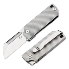 BOKER PLUS® Baby X Pocket Knife 1.57" D2 Blade Steel Handle Frame Lock - 01BO366