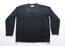 The Normal Brand Men's Homebound Plush Crewneck Sweater CD4 Navy Large NWT