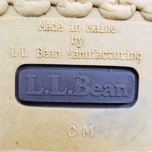 LL Bean Duck Stiefel hellbraun Leder Schnürschuhe Herrengröße 5 Damengröße 7 " - Bild 8 von 10
