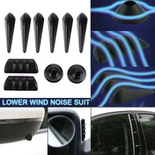 10x/Set Car Body Deflector Spoiler Sticker Wind Noise Reduction Strips Universal