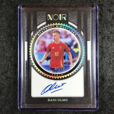 2024-25 Noir Soccer DANI OLMO Snapshot Signatures Auto 9/49