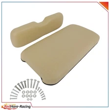 Buff Golf Cart Front Cushion Set Fits EZGO TXT NEW