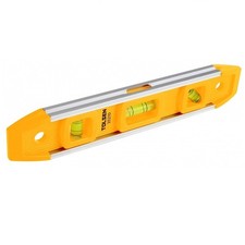Mini Magnetic Spirit Level Tolsen Small 3 Vial 225mm Torpedo Spirit Level
