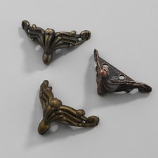 Sleek Antique Style Corner Protectors Set of 10 for Your Vintage Decor Needs