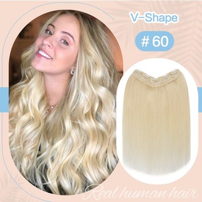 Premium 100% Human Hair Extensions Clip In Real Remy Hair Half FULL HEAD Weft US
