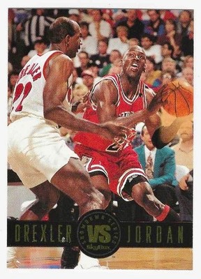 1994 Sybox Basketball Michael Jordan vs Clyde Drexler Showdown Series  #SS11