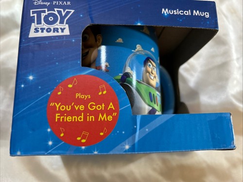 NEW IN ORIGINAL BOX ZRIKE BRANDS DISNEY PIXAR TOY STORY MUSICAL BLUE/MULTI MUG - Picture 2 of 8