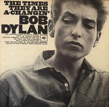 Bob Dylan The Times They Are a-Changing LP 1964 COLUMBIA CL 2105 MONO-TEXTURED
